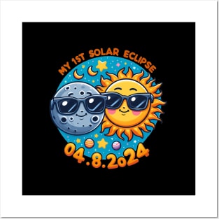 My Total Solar Eclipse April 8 2024 Toddler Posters and Art